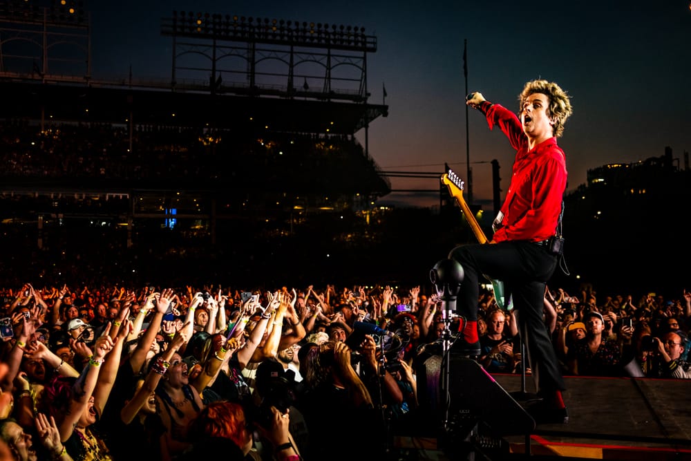 Weezer concert crowd rocking out in the USA 2025