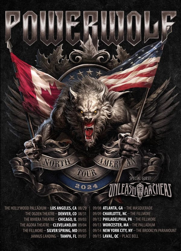 Powerwolf Announces First Ever North American Tour